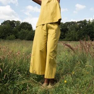 Beaumont organic evora jane bright olive trouser